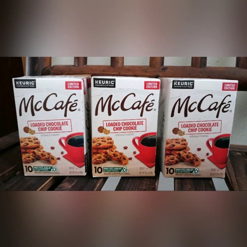 McCafe Loaded Chocolate Chip Cookie Keurig K-Cups 3 Boxes - Picture 1 of 2